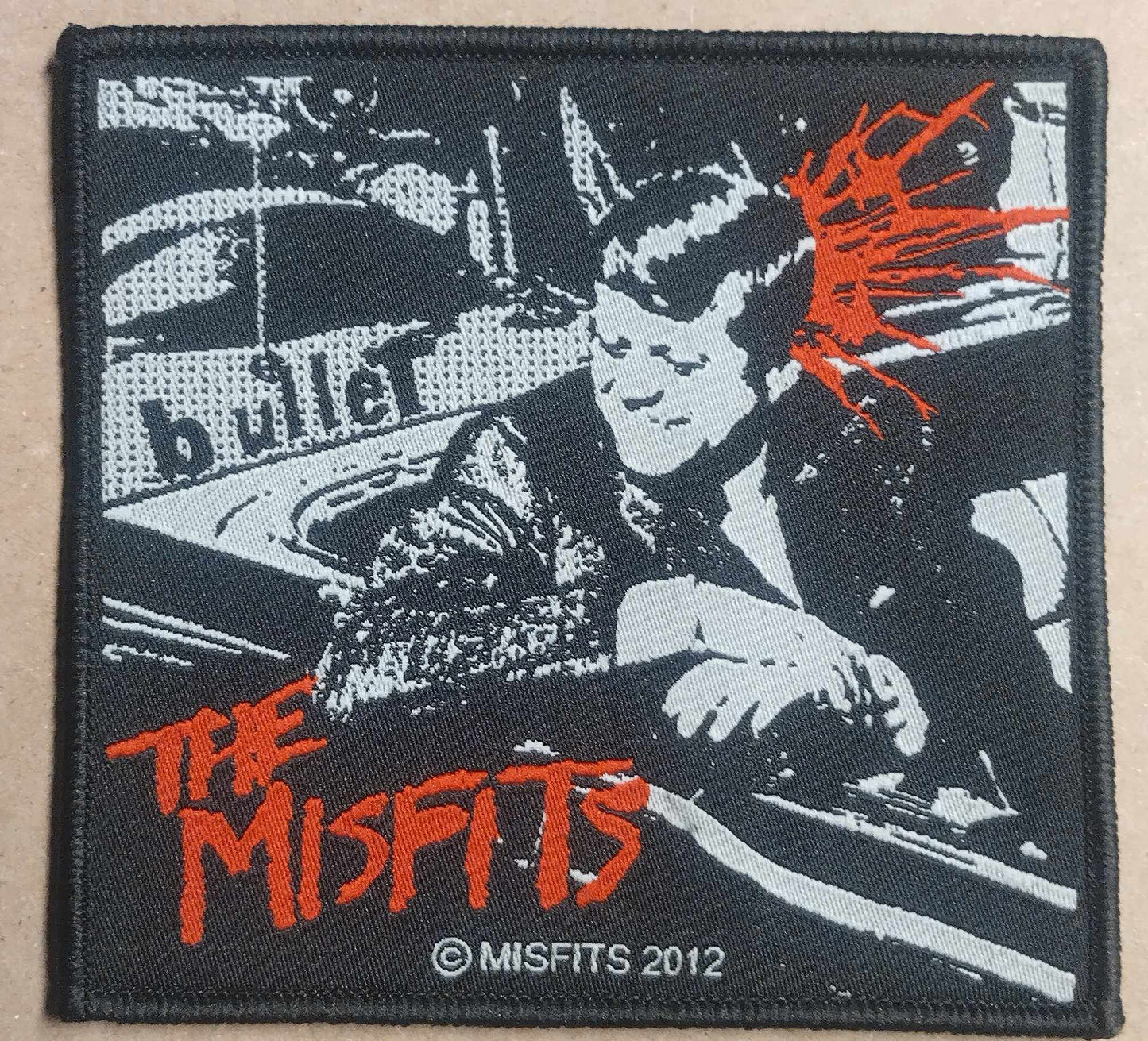 Misfits Bullet WOVEN PATCH