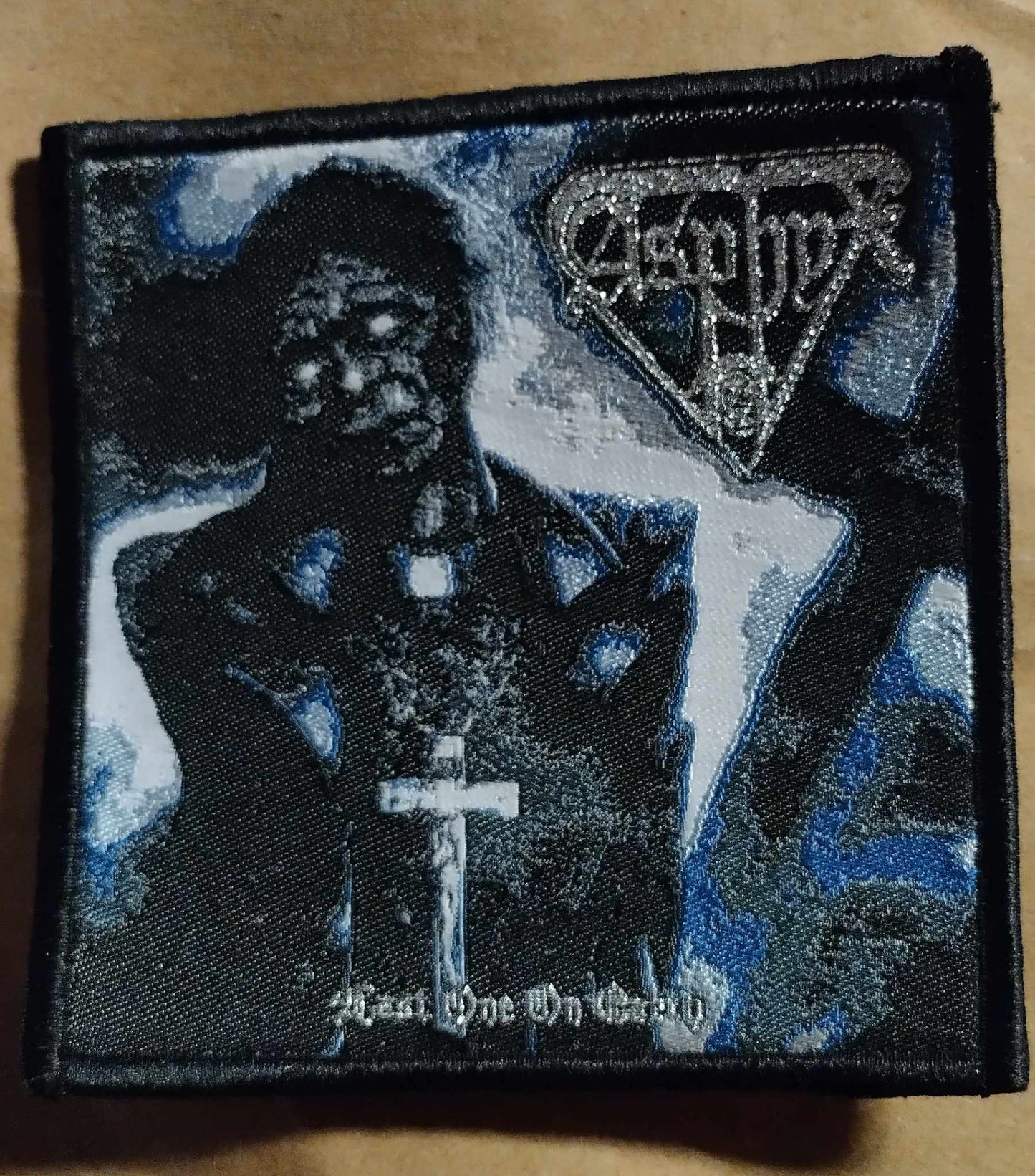 Asphyx  last one on earth WOVEN PATCH