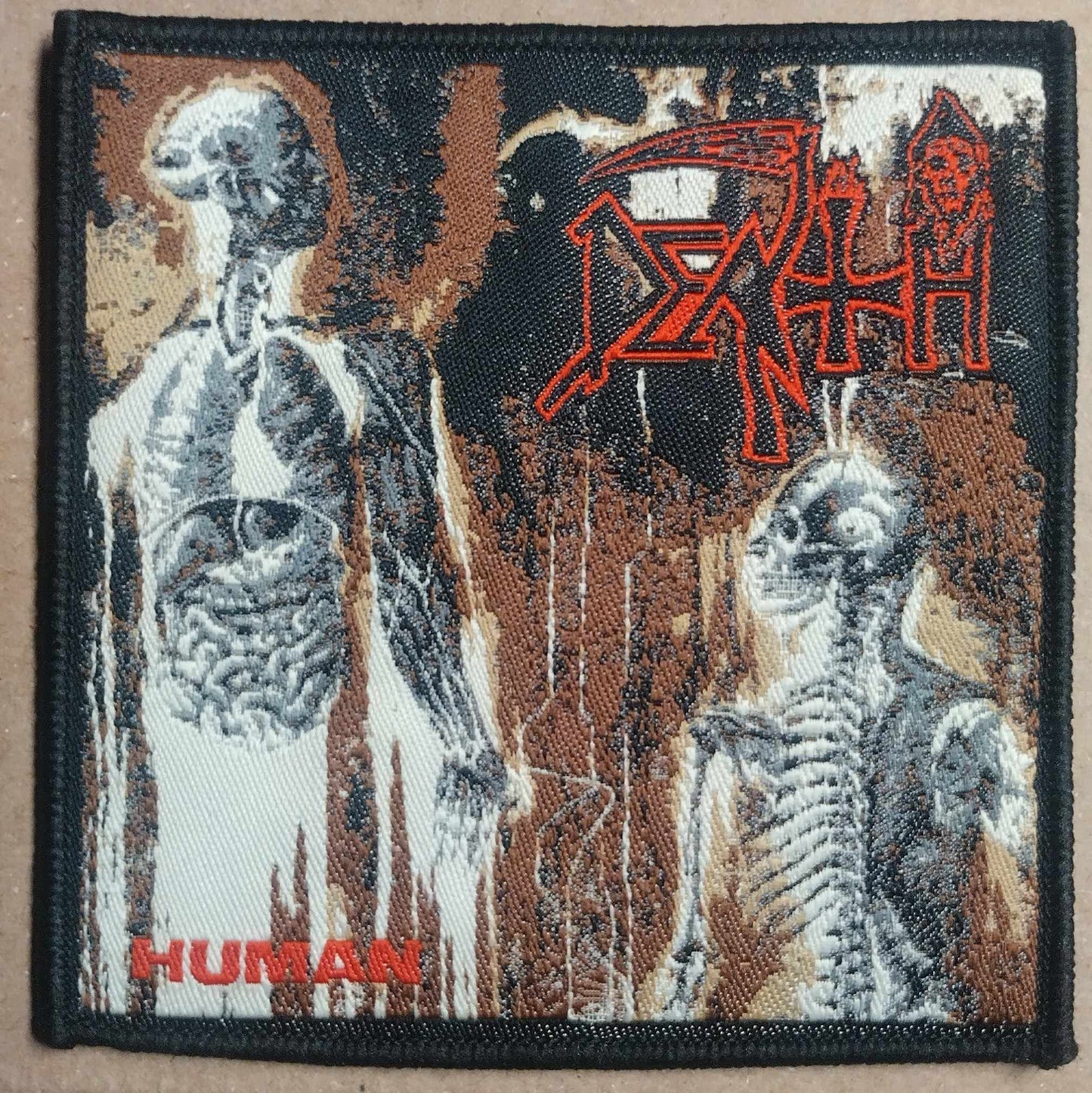 Death Human WOVEN PATCH