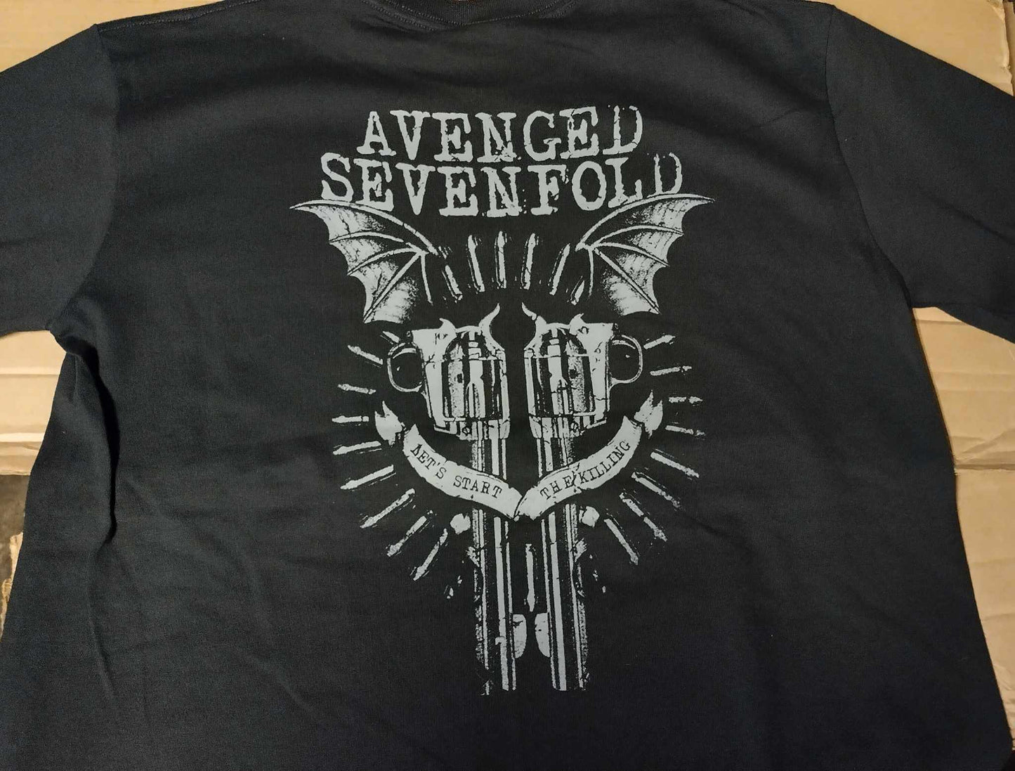 Avenged Sevenfold skull smile on my face T-SHIRT