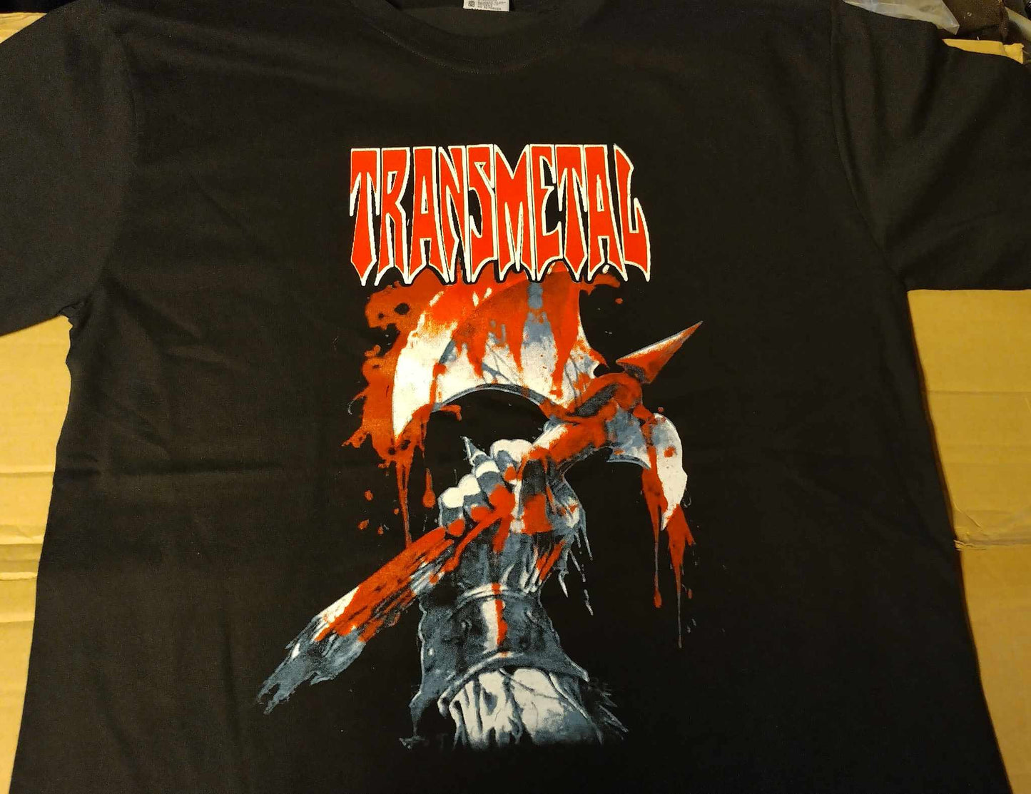 Transmetal Muerto en la cruz T-SHIRT