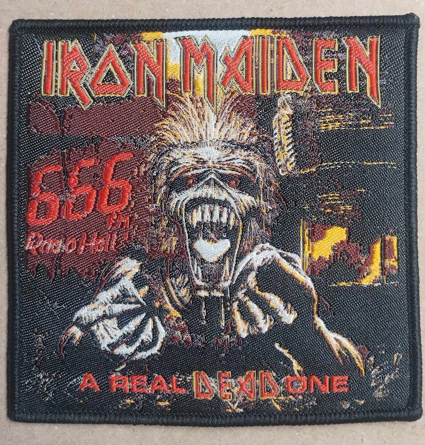 Iron Maiden a real dead one WOVEN PATCH