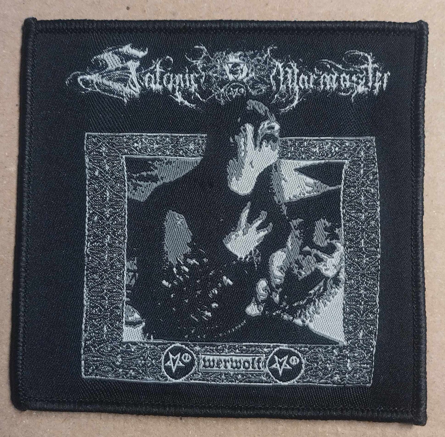 Satanic Warmaster Werwolf WOVEN PATCH