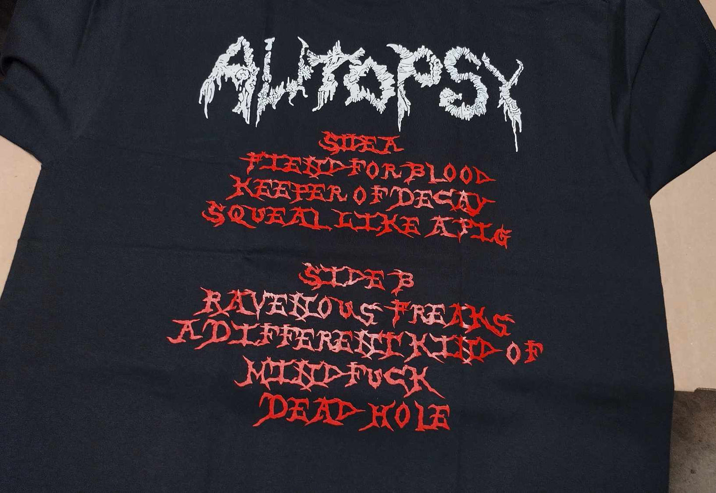 Autopsy fiend for blood T-SHIRT