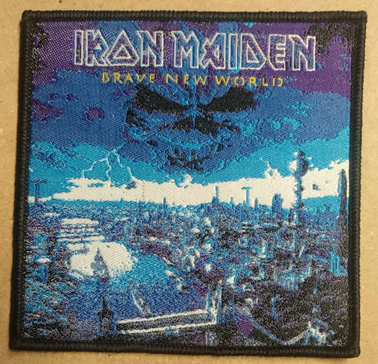 Iron Maiden brave new world WOVEN PATCH