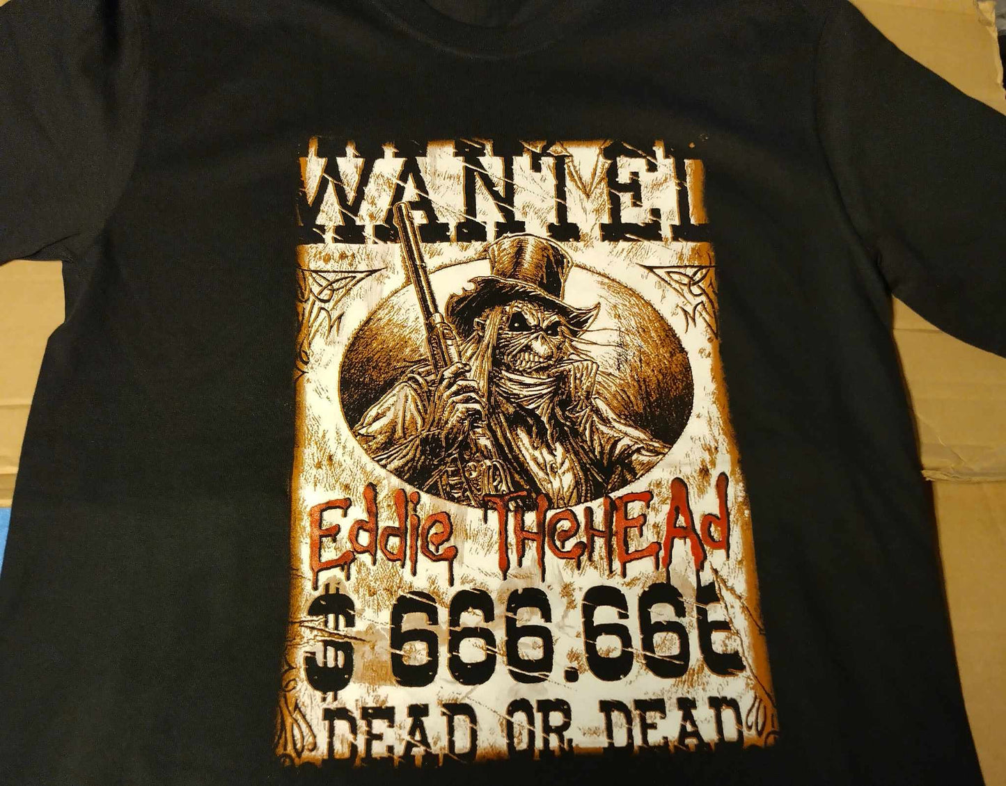 Iron Maiden Wanted Eddie T-SHIRT