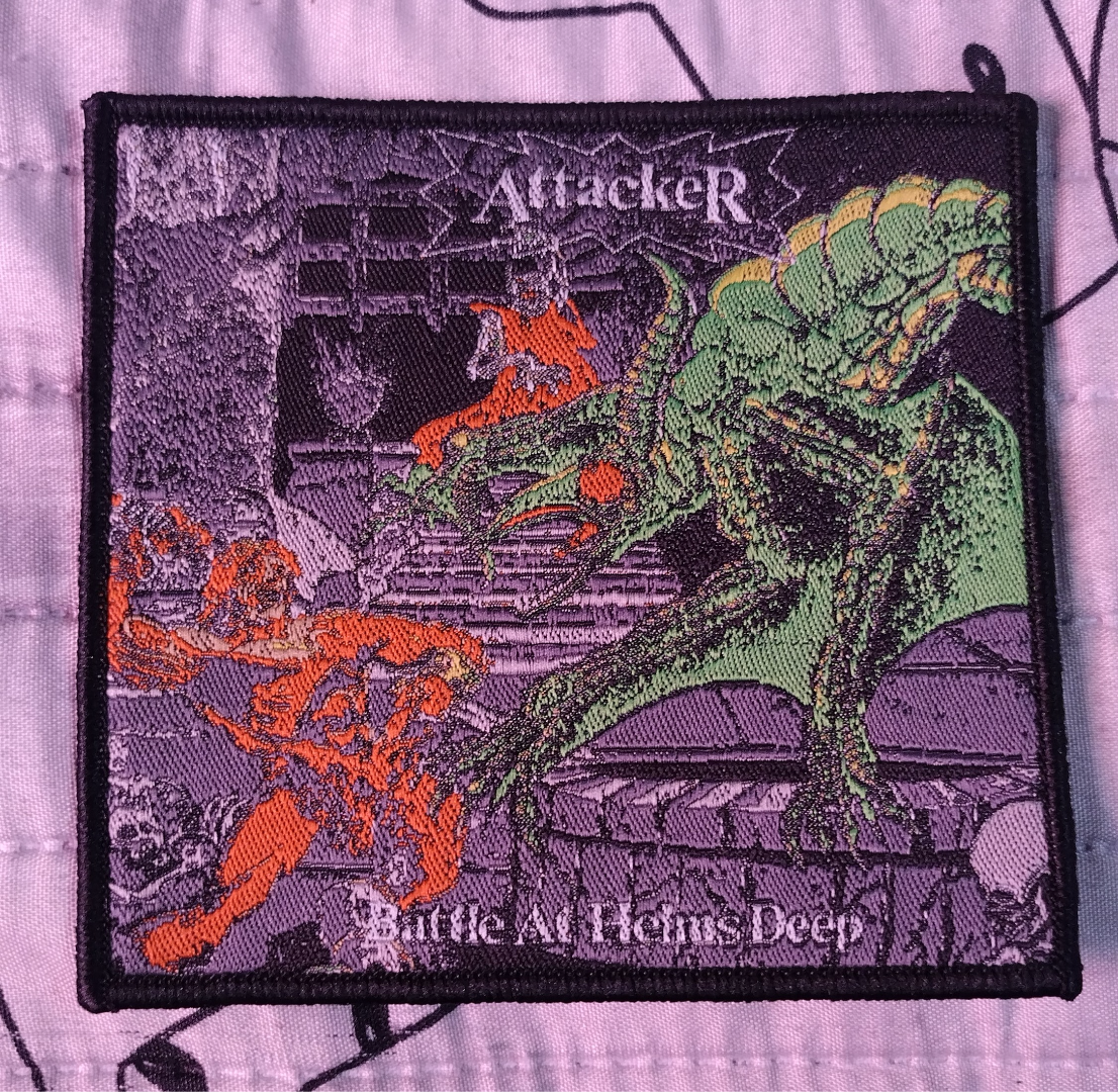 Attacker Battle at helms deep Woven Patch