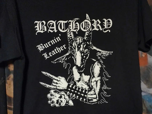 Bathory Burnin' Leather T-SHIRT