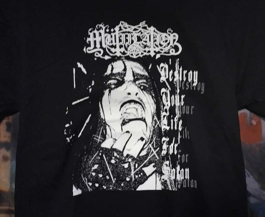 Mutiilation Destroy your life for satan T-SHIRT