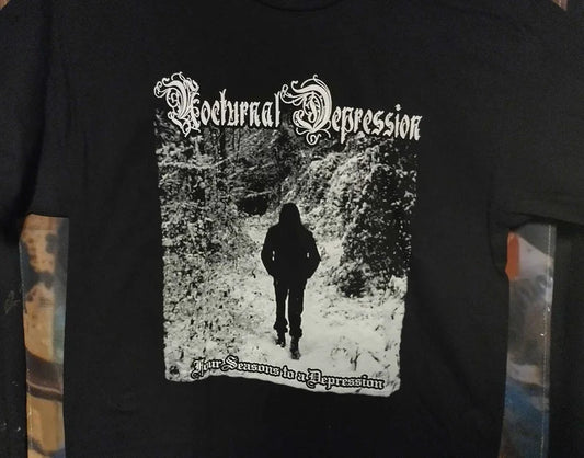 Nocturnal Depression Four seasons to a depression T-SHIRT