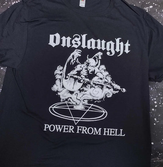 Onslaught power from hell T-SHIRT