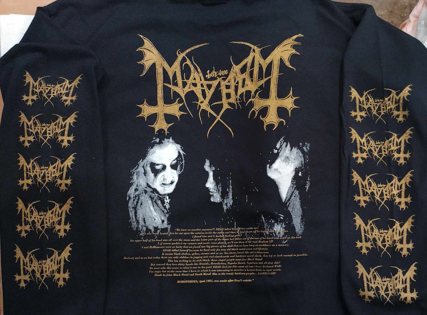 Mayhem Dawn of the black hearts LONG SLEEVE