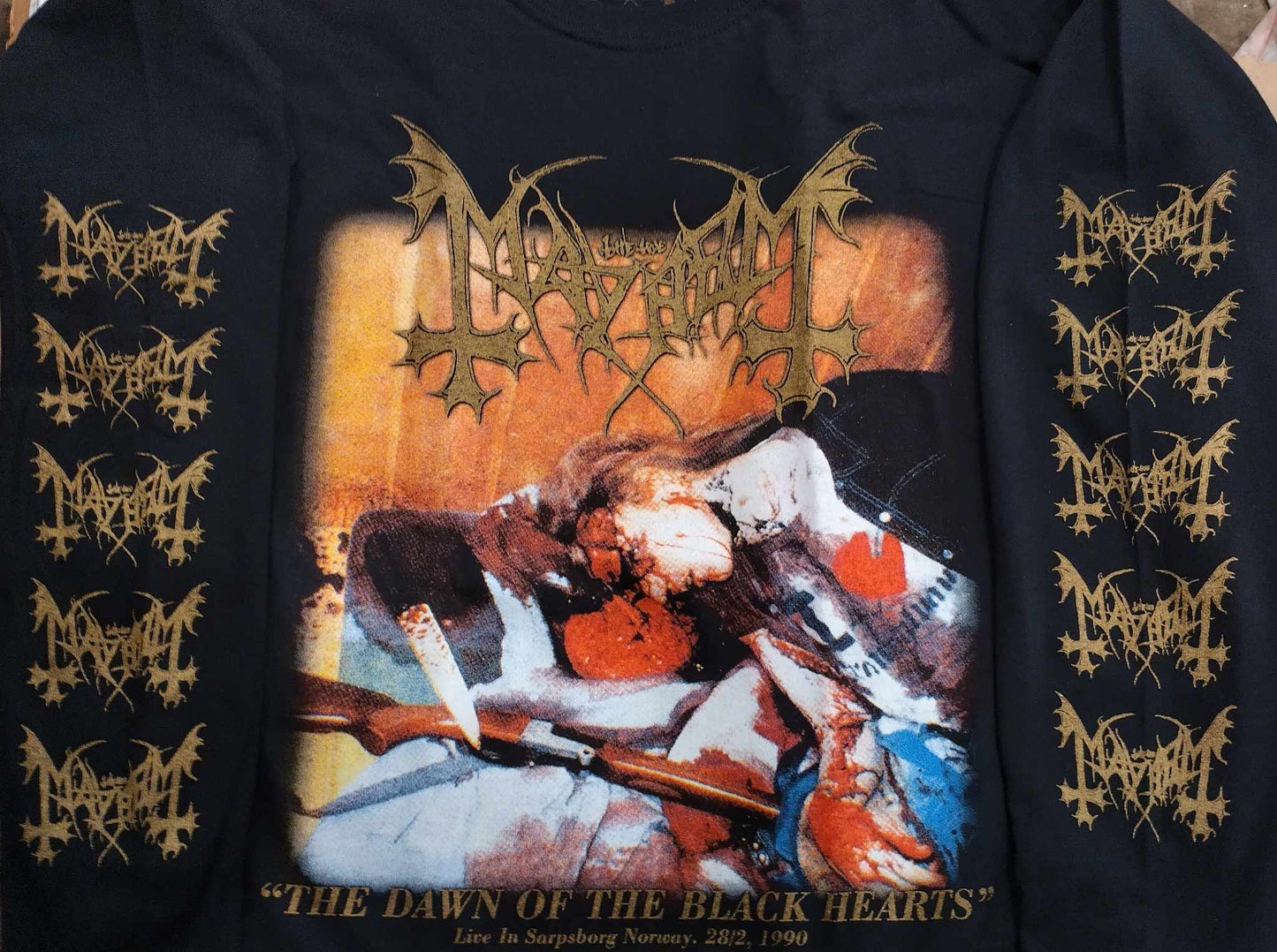 Mayhem Dawn of the black hearts LONG SLEEVE