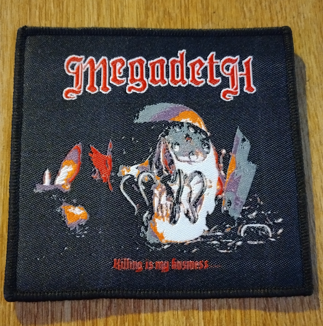 Megadeth killing is my business Woven Patch