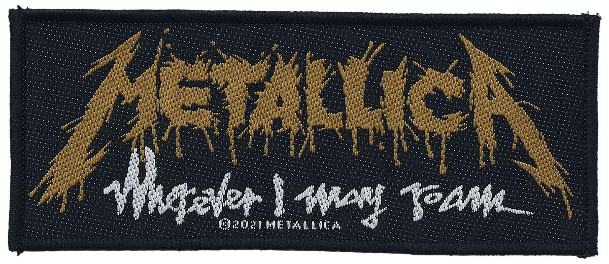 Metallica Wherever I may roam WOVEN PATCH