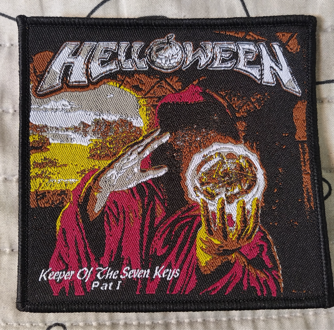 Helloween keeper of the seven keys pt.1 Woven Patch