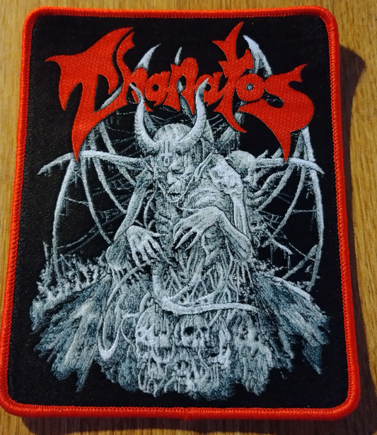 Thanatos Winged demon Woven Patch