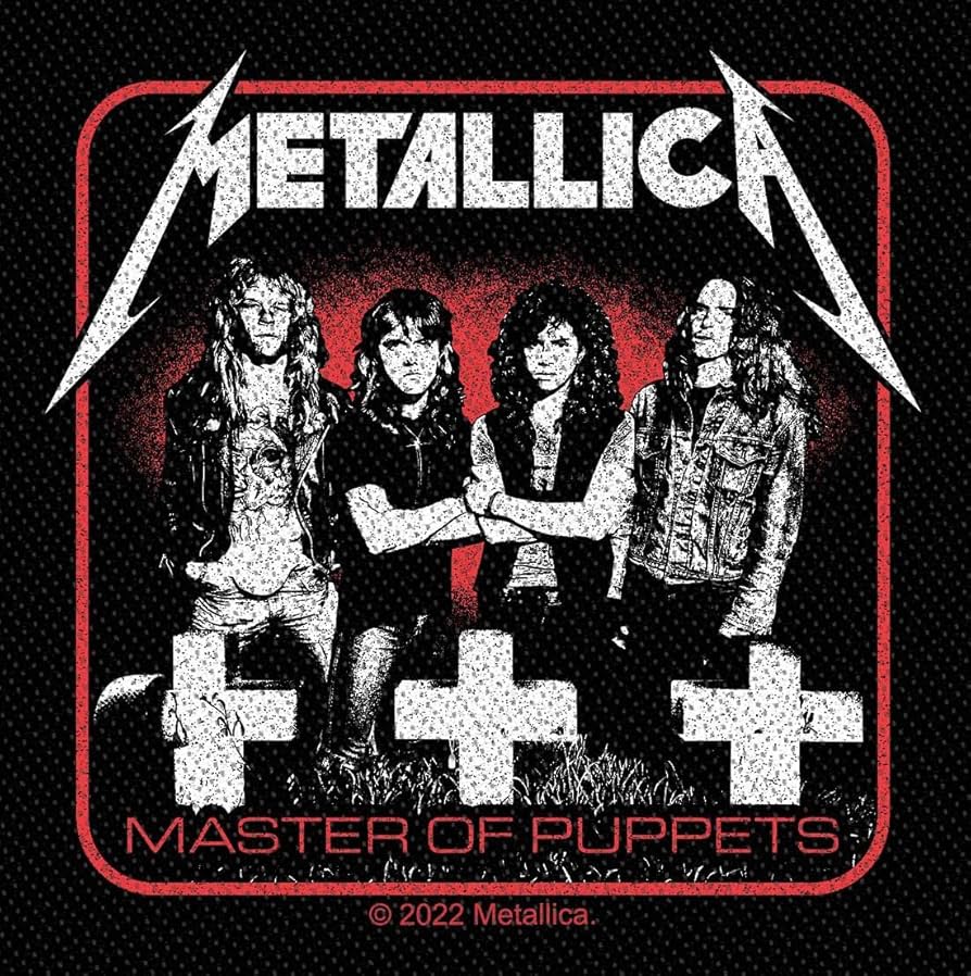 Metallica Master of Puppets Band Woven Patch