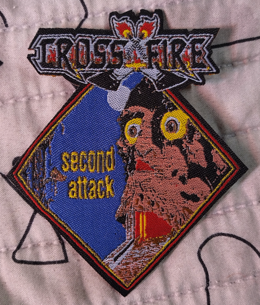 Crossfire Second Attack laser cut Woven Patch