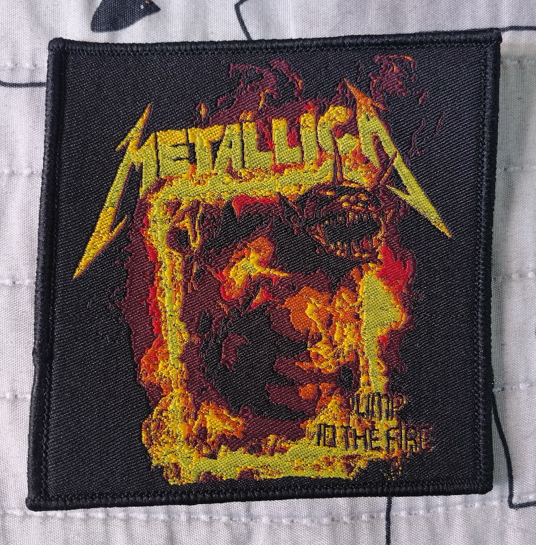 Metallica Jump in the fire Woven Patch