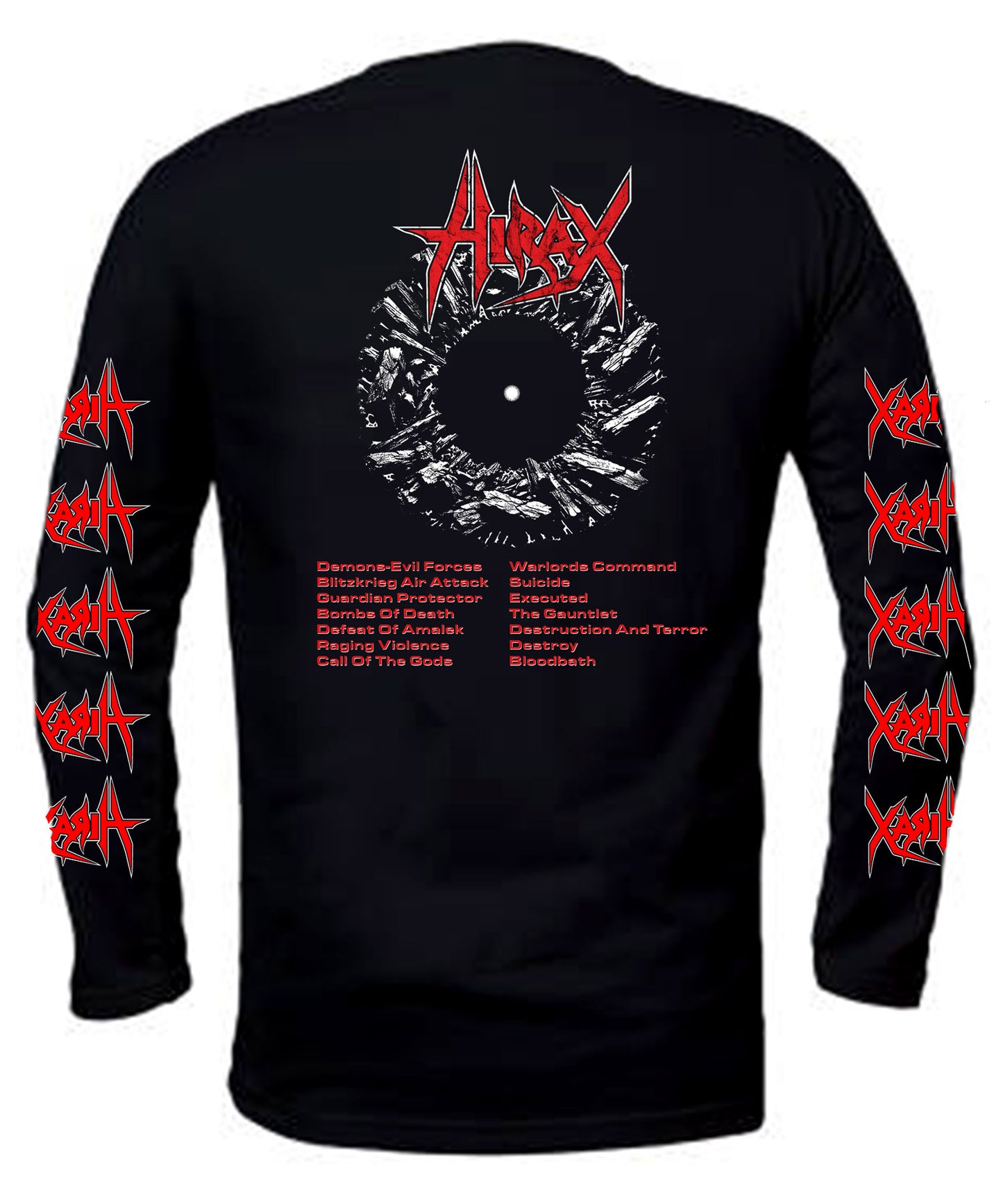 PRE-ORDER Hirax Raging Violence Long Sleeve (Rocker Foo exclusive)