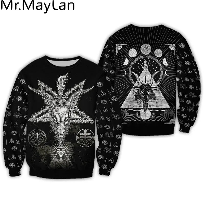 Satanic Hoodie or Crewneck