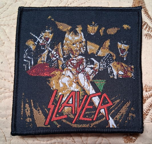 Slayer Band Old School Photo Woven Patch