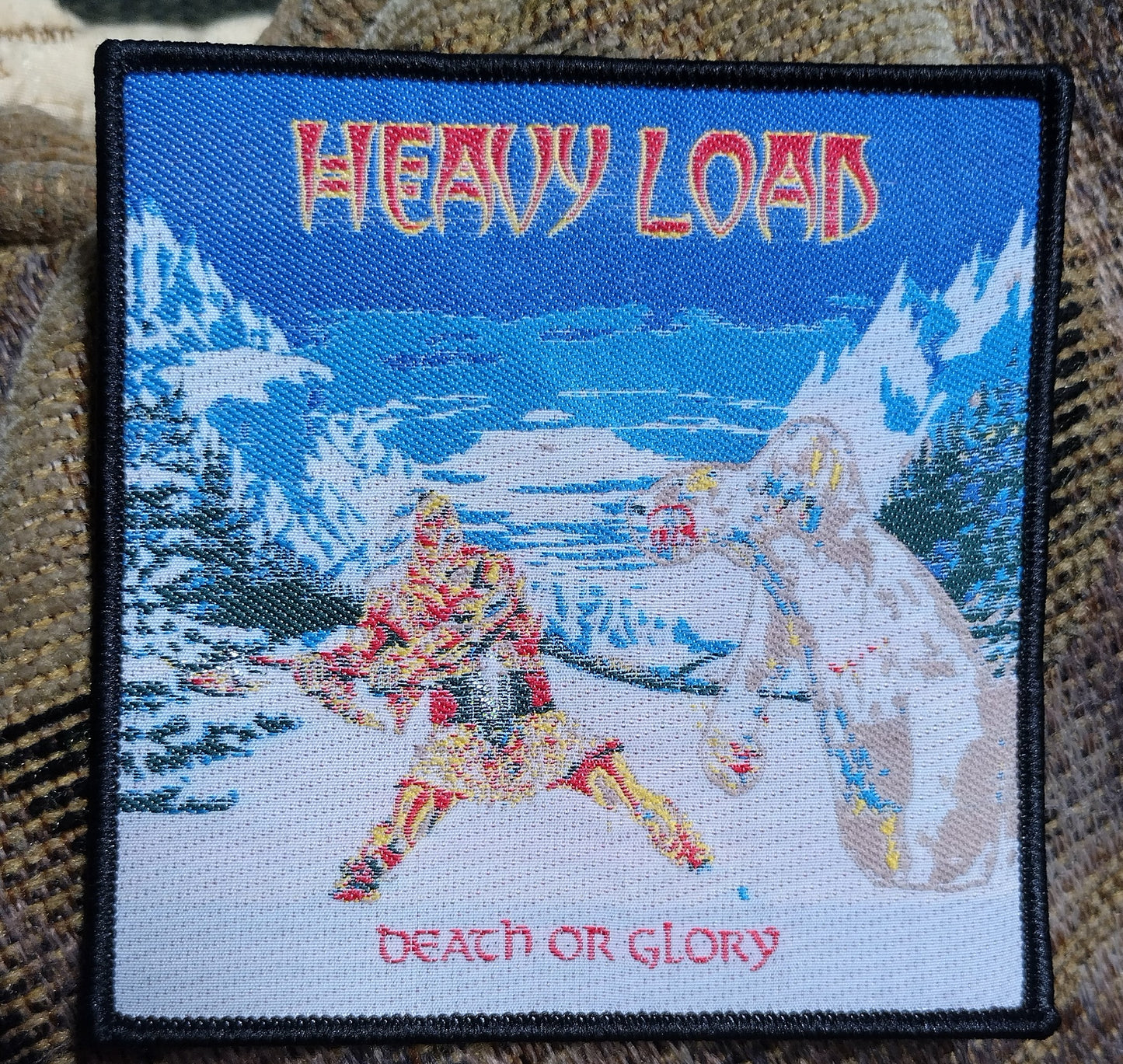 Heavy Load Death or glory Woven Patch