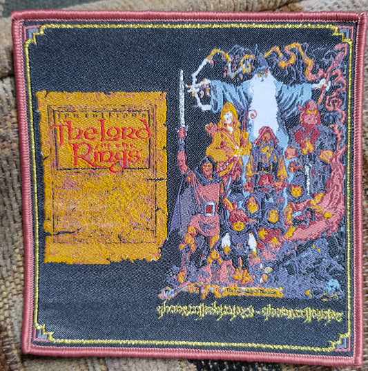 Lord of the Rings Green border Woven Patch