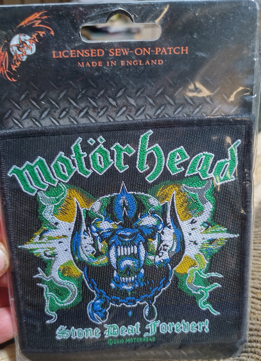 Motorhead Stone deaf forever Woven Patch