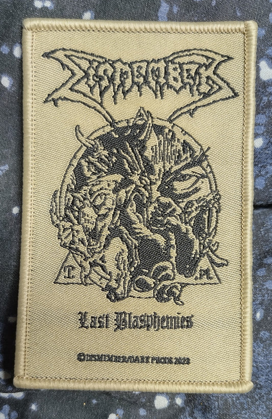 Dismember Last Blasphemies Woven Patch