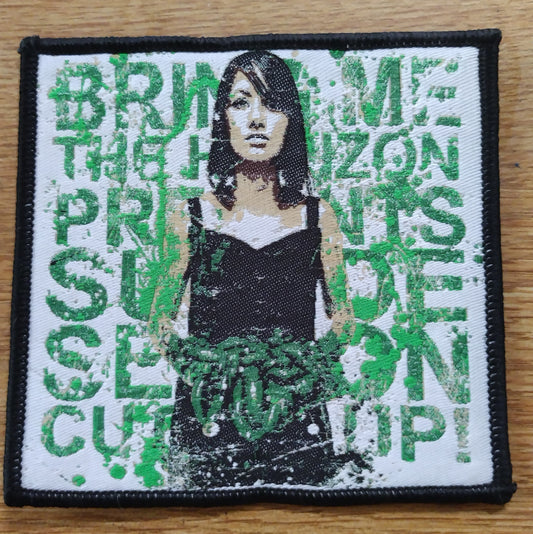 Bring Me The Horizon Suicide season Black border Woven Patch