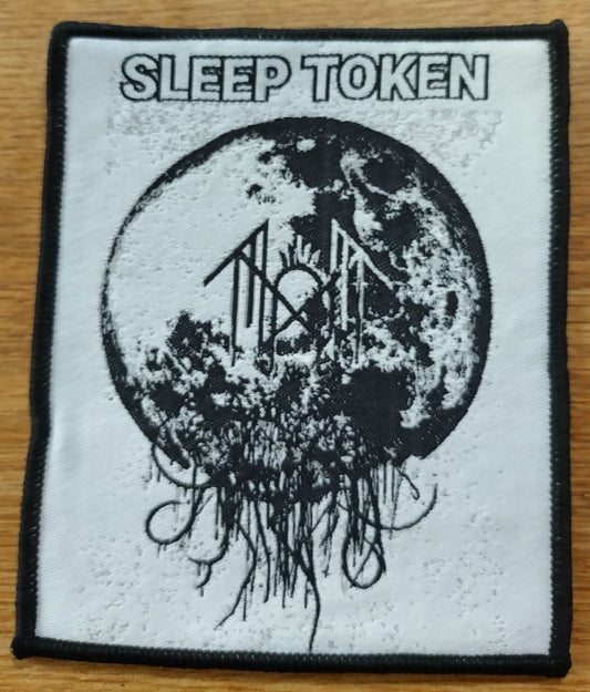 Sleep Token take me back to Eden Black border Woven Patch