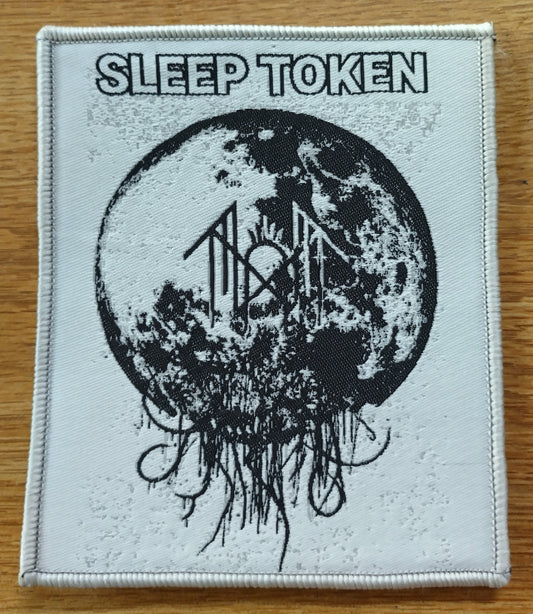 Sleep Token take me back to Eden Grey border Woven Patch