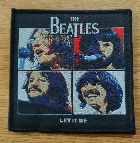 The Beatles Let it be Woven Patch