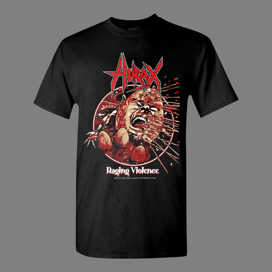 PRE-ORDER Hirax Raging Violence T-SHIRT (Rocker Foo Exclusive)