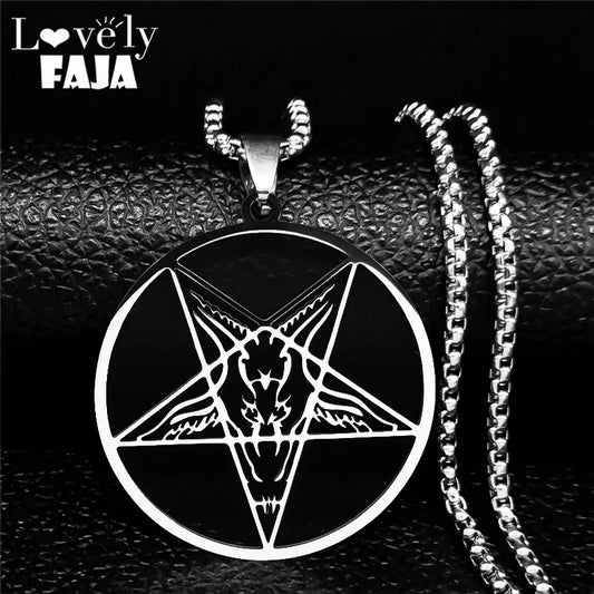 Baphomet Stainless Steel Necklace