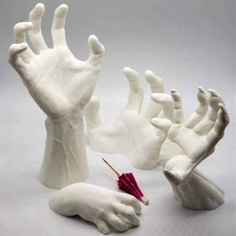 Creepy Reaching Hands Wall Decor Statue