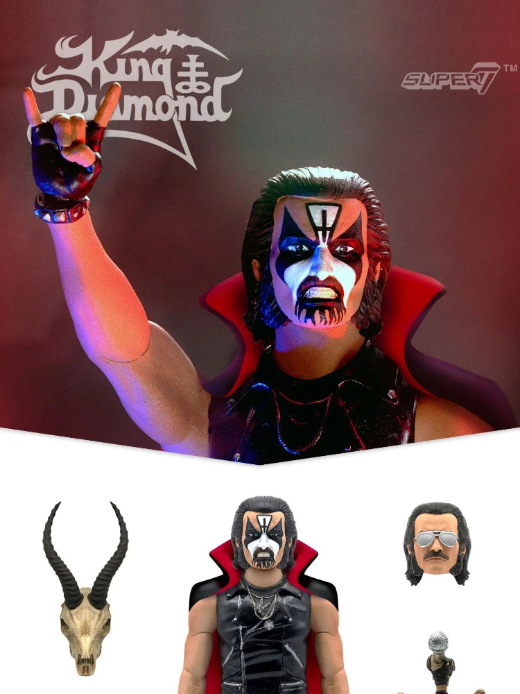 SUPER7 King Diamond Mercyful Fate Action Figure