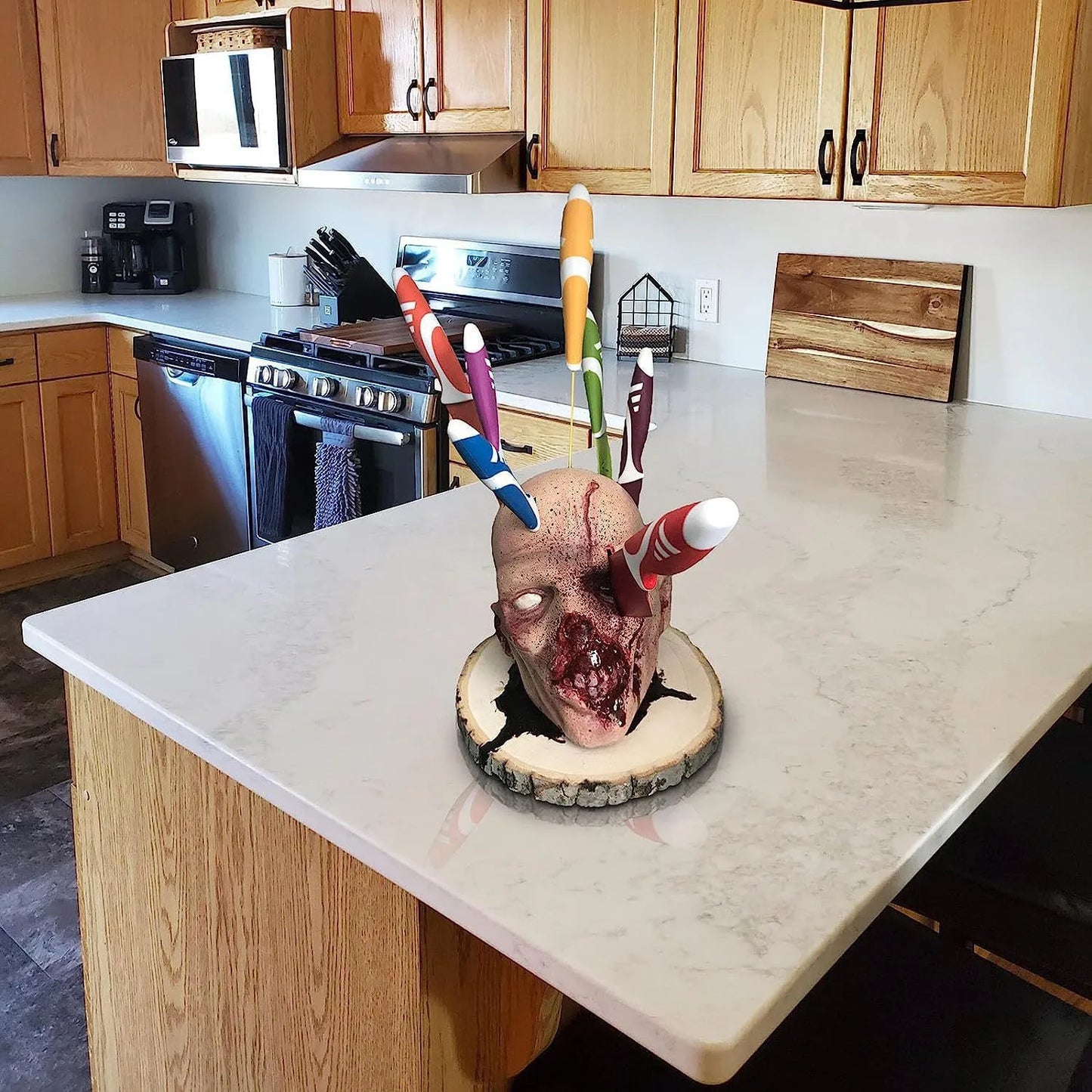 Horror Knife Holder Kitchen Holder Decoration