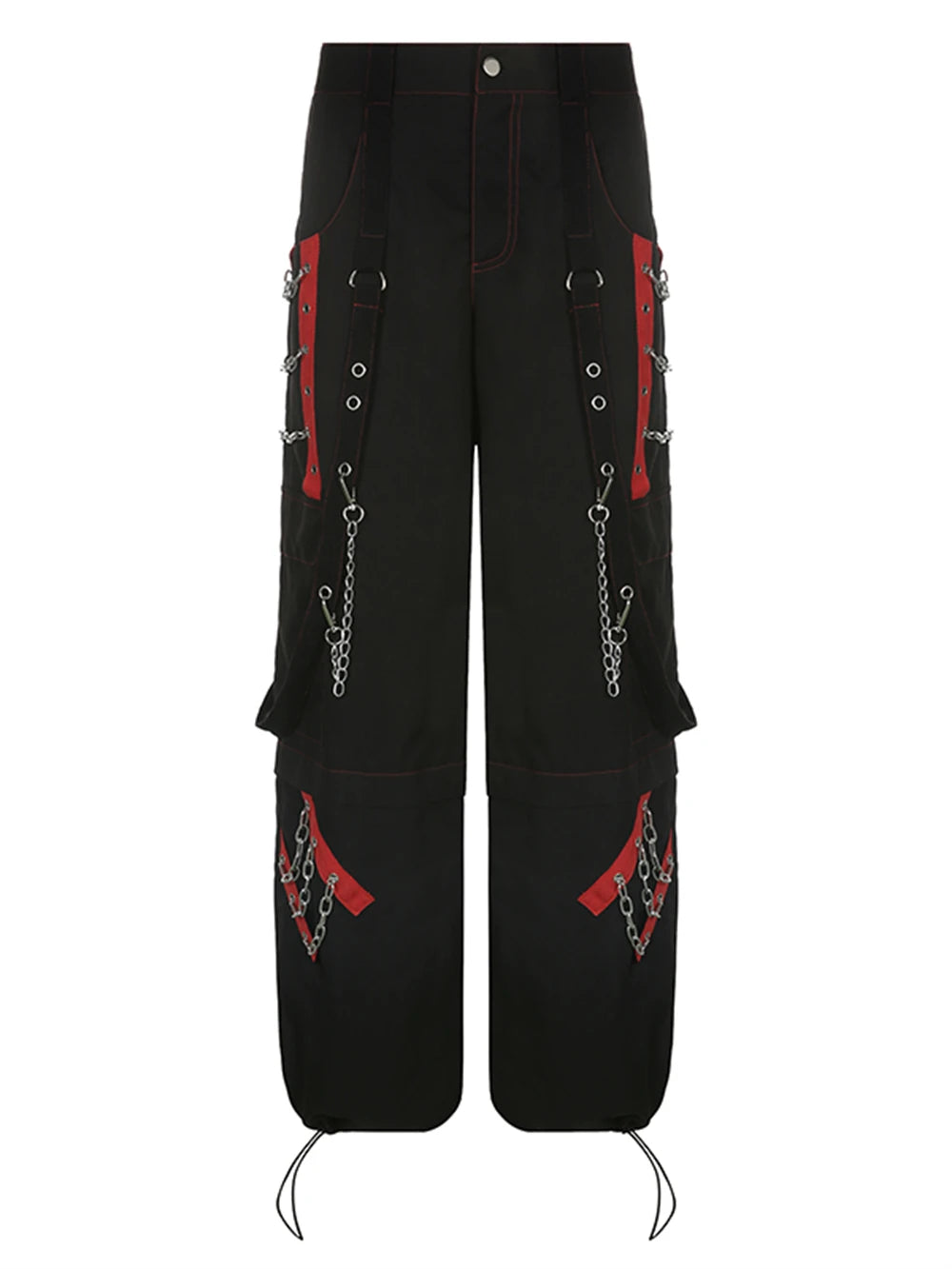 Cyber Punk Unisex Cargo Wide Leg Pants