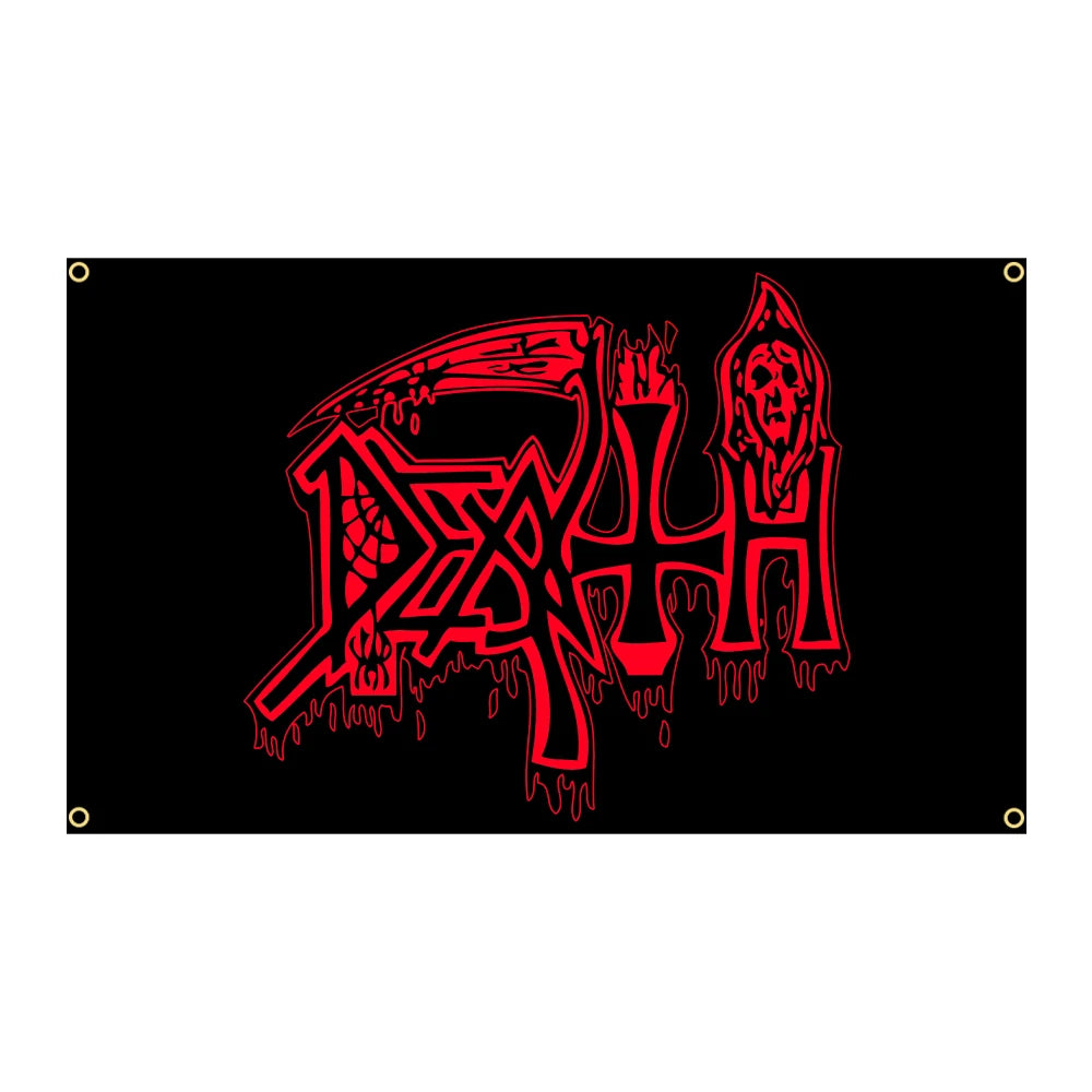 Death Polyester Banner/Flag