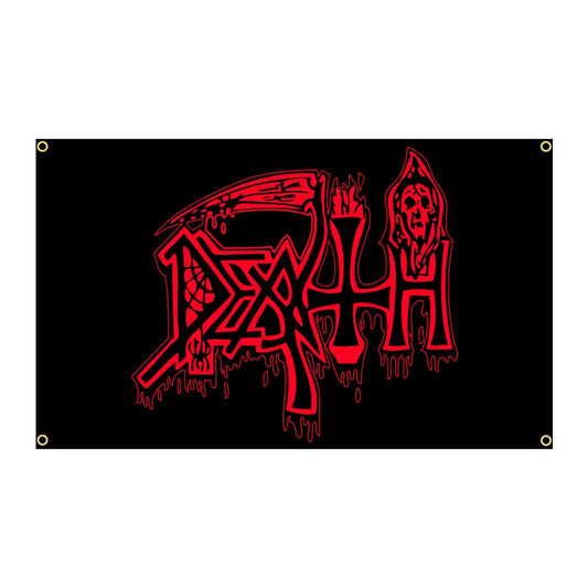 Death Polyester Banner/Flag