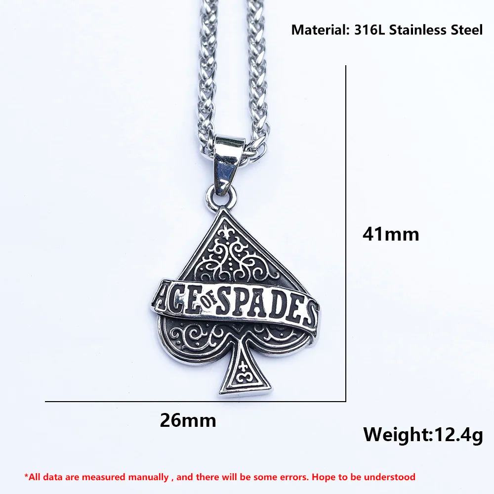 Motorhead Ace of Spades Necklace