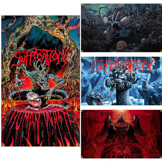 Suffocation Banner/ Flag's