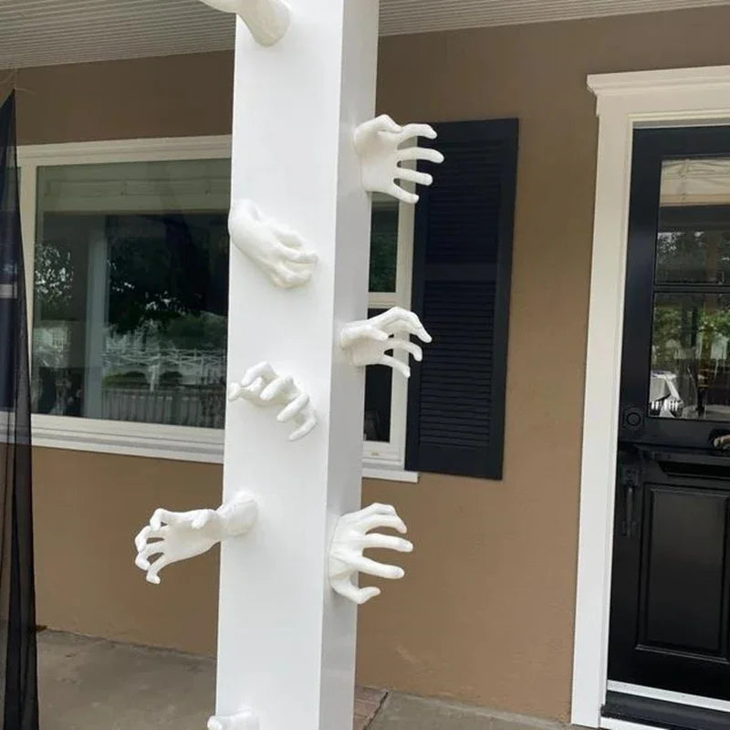 Creepy Reaching Hands Wall Decor Statue