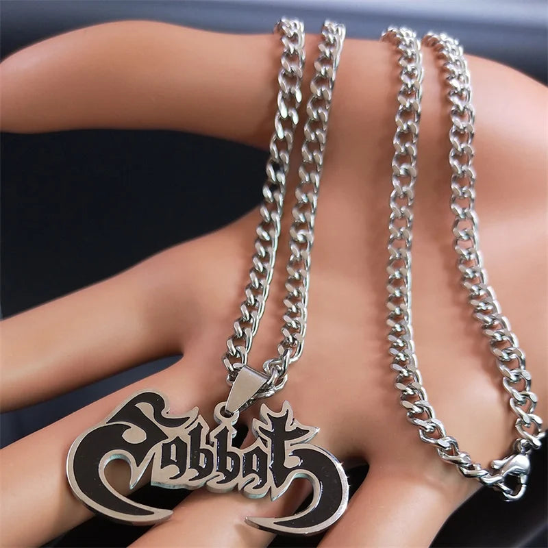 SABBAT Pendant Necklace Stainless Steel