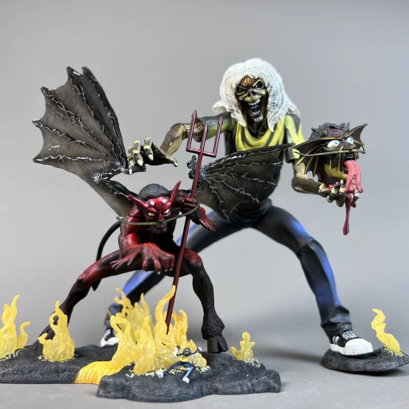 Iron Maiden Eddie Action Figure Ultimate Number Of The Beast 40th Anniversary Model Toy Gift