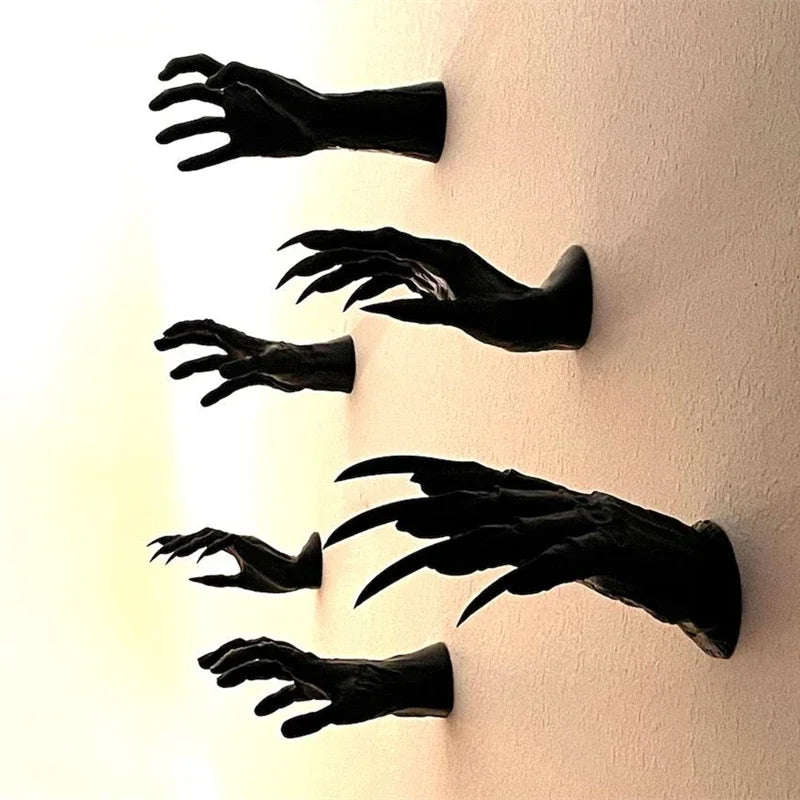 Creepy Reaching Hands Wall Decor Statue