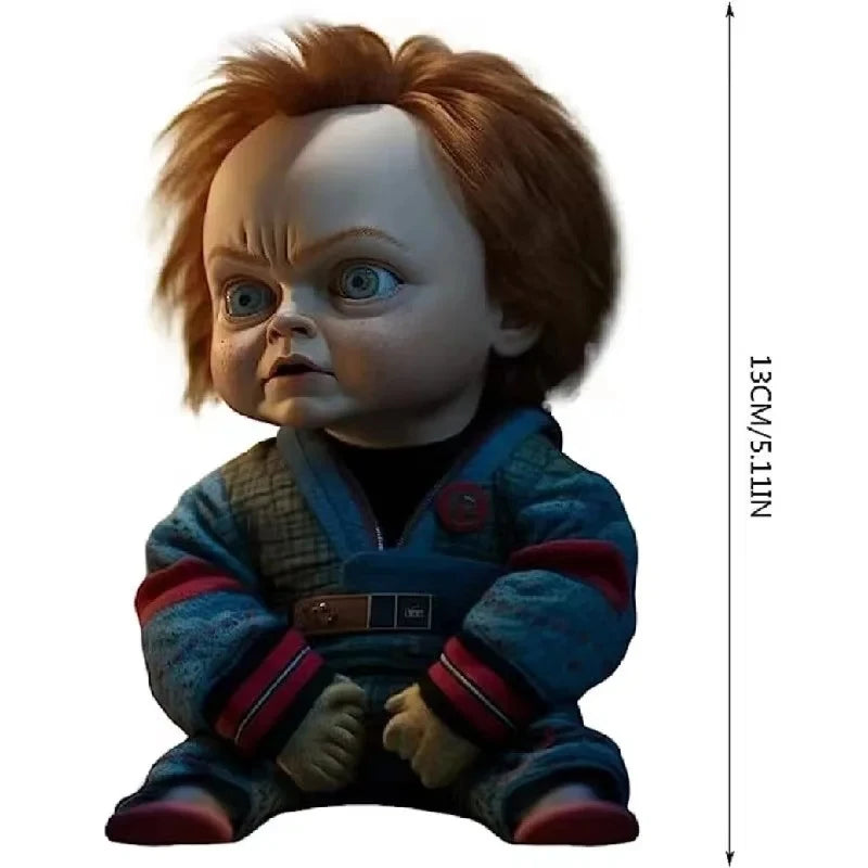 Horror doll statue resin ornament